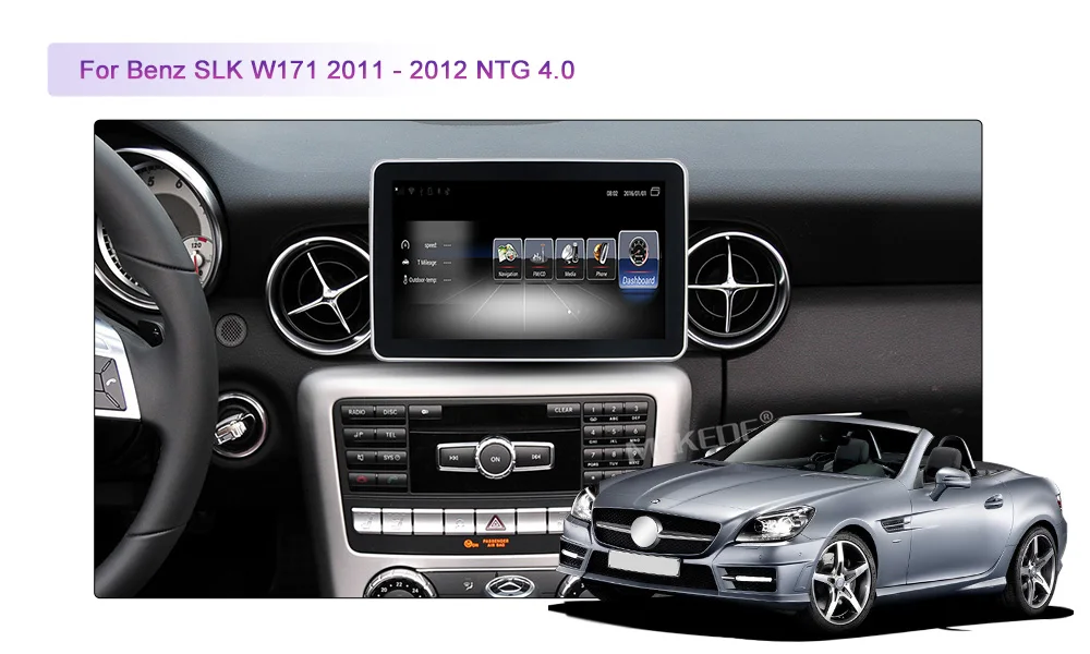 Perfect MEKEDE 3G RAM 32G ROM Android 7.1 4G LTE car multimedia player for  Benz SLK W171 R171 SLK200 R172 GPS Navigation radio WIFI BT 3