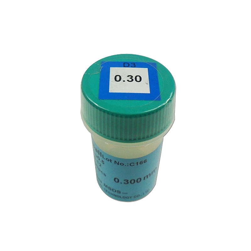 

PMTC BGA solder ball 500K 0.2mm 0.25mm 0.3mm lead-free tin solder balls