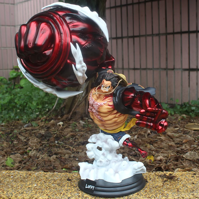 39cm Anime One Piece Gk Monkey D Luffy Gear Fourth Big Fist Ver Pvc Collection Model Figure Aliexpress Toys Hobbies