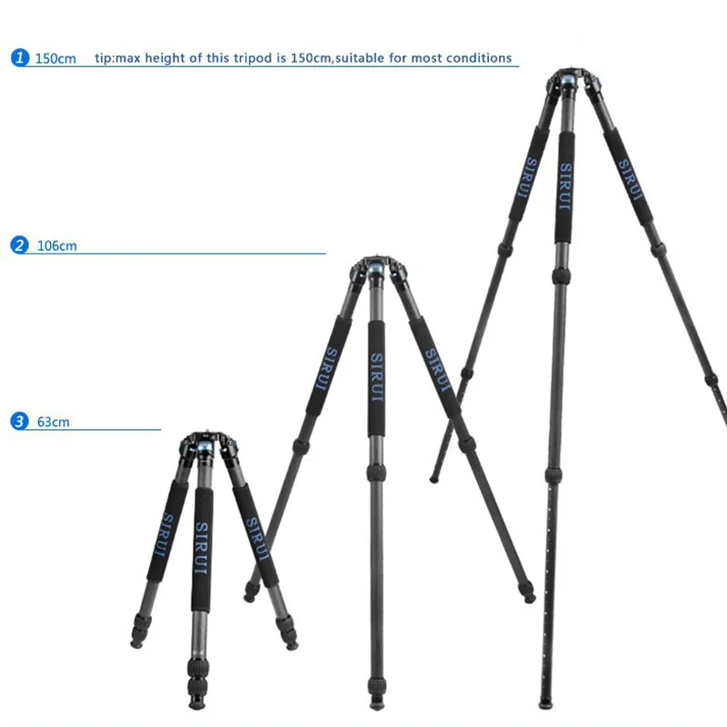 

Tripe DHL Professional Camera Tripod Monopod For Digital SLR Cameras Tripod Canon Nikon 3 gifts UV Filter Sirui R-4213X