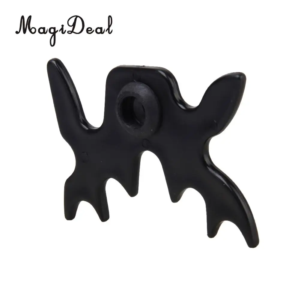 MagiDeal Professioanl 2Pcs Plastic Butterfly Moosehead Design Pool Cue Bridge Stick 9 Slip-On Spider Bat for Snoker Billard Acce