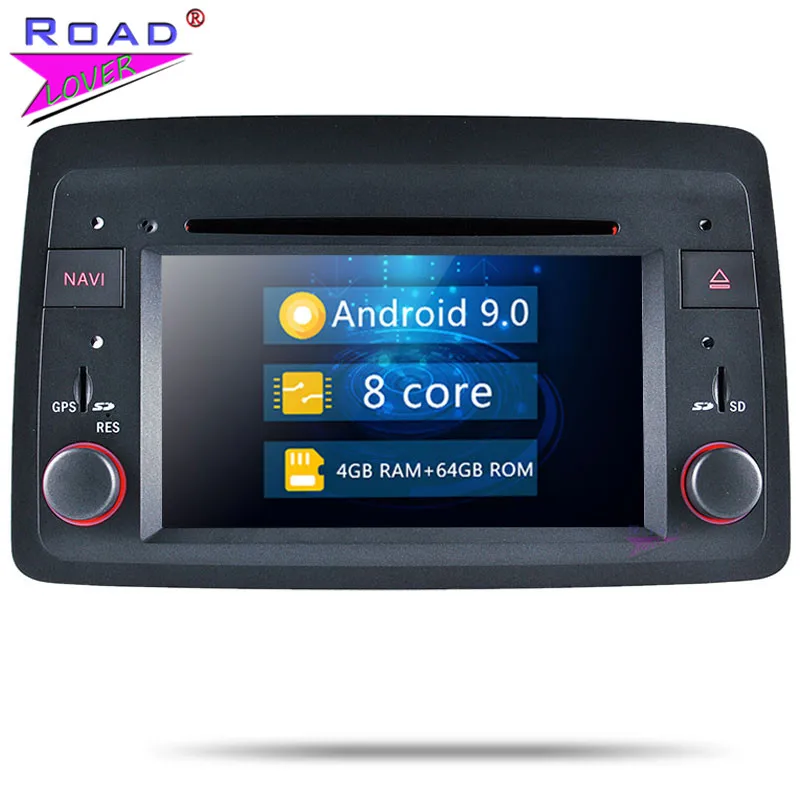 Авторадио Android 9 0 автомобильный DVD плеер аудио для Fiat Panda 2004 Стерео GPS навигация