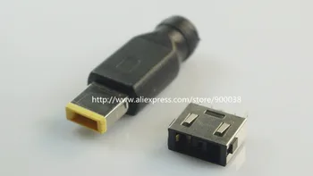 

2 pairs Laptop DC Power Jack Connector Female Socket vertical plus 5.5x2.0 mm DC Power Plug adapter