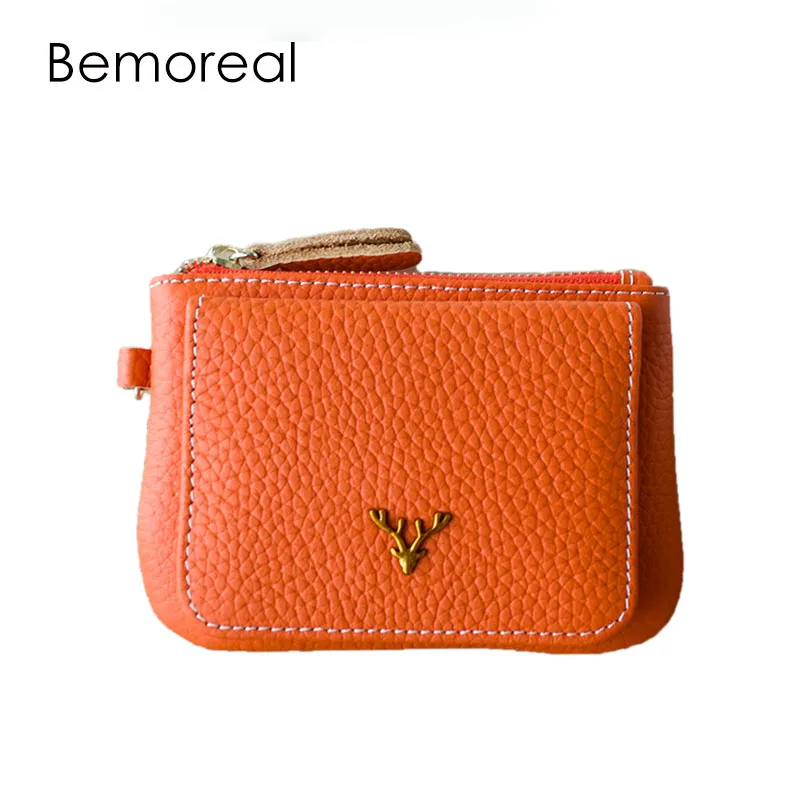 

Bemoreal womens wallets and purses Genuine Leather gg purse luxury brand small purse with zipper&Card Holders ladies mini wallet