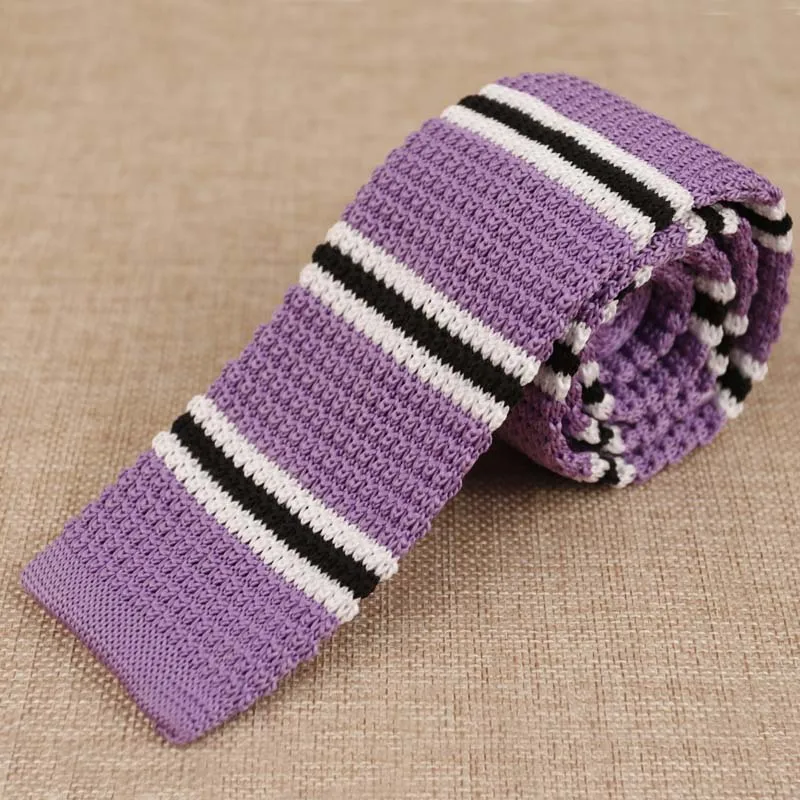 Mantieqingway брендовый, Деловой, Повседневный Тощий галстуки высокого качества для мужчин s галстуки трикотажные полосатые галстуки для хороший подарок Галстуки