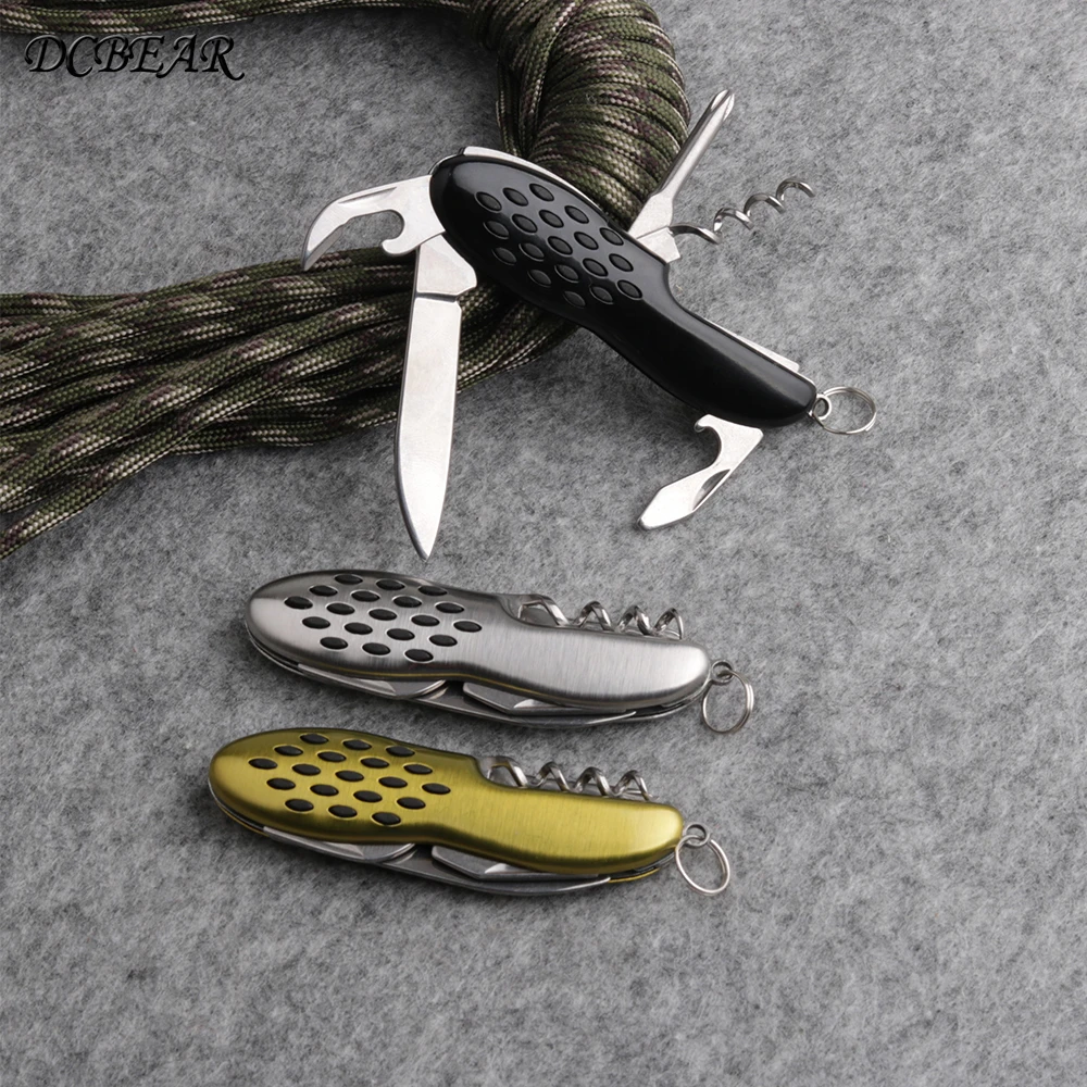 Малый мода Швейцарский Ножи Открытый Отдых Выживание армии складной нож карман многофункциональные ручные инструменты CHSK042