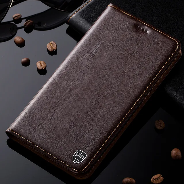 For Lenovo PHAB2 Plus PB2 670N Case Genuine Leather Cover For PHAB 2 