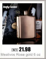 Mealivos 9 oz 304 stainless steel hip flask Gift box personalized liquor flagon vodka rum alcohol bottle groomsman jagermeister