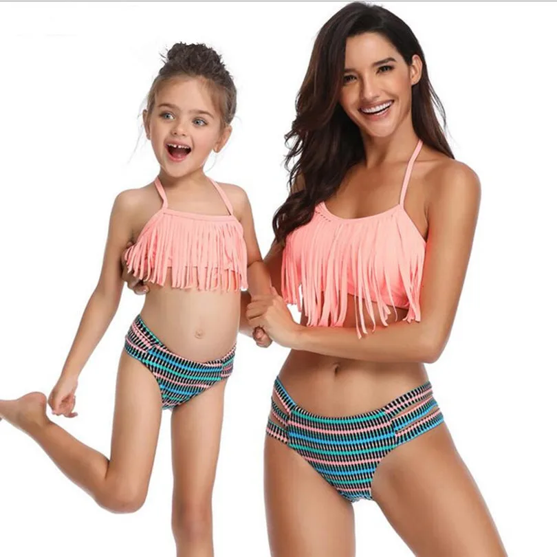 mommy daughter matching swimwear