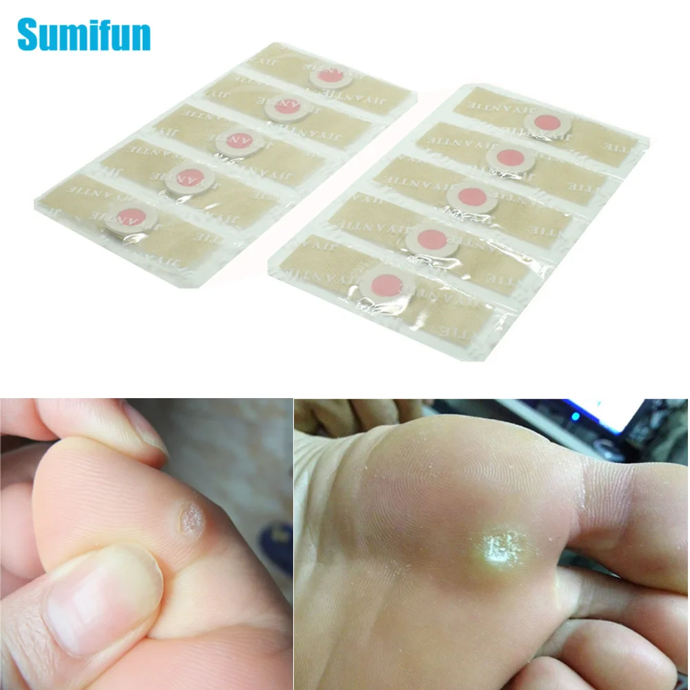 

18pcs Sumifun Detox Foot Pads Patches Feet Care Medical Plaster Foot Corn Removal Remover D1361