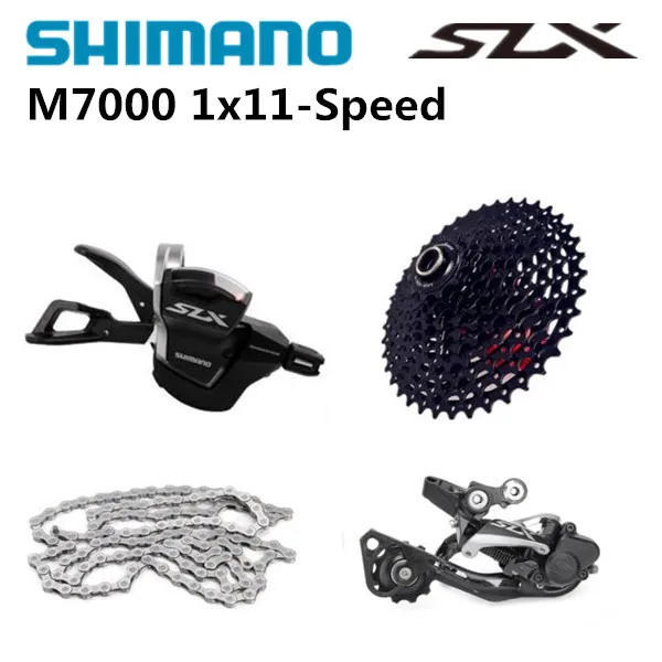 Новый SLX M7000 1x11 11S скорость переключения + задний переключатель цепь sunracing CSMS8 11 46T