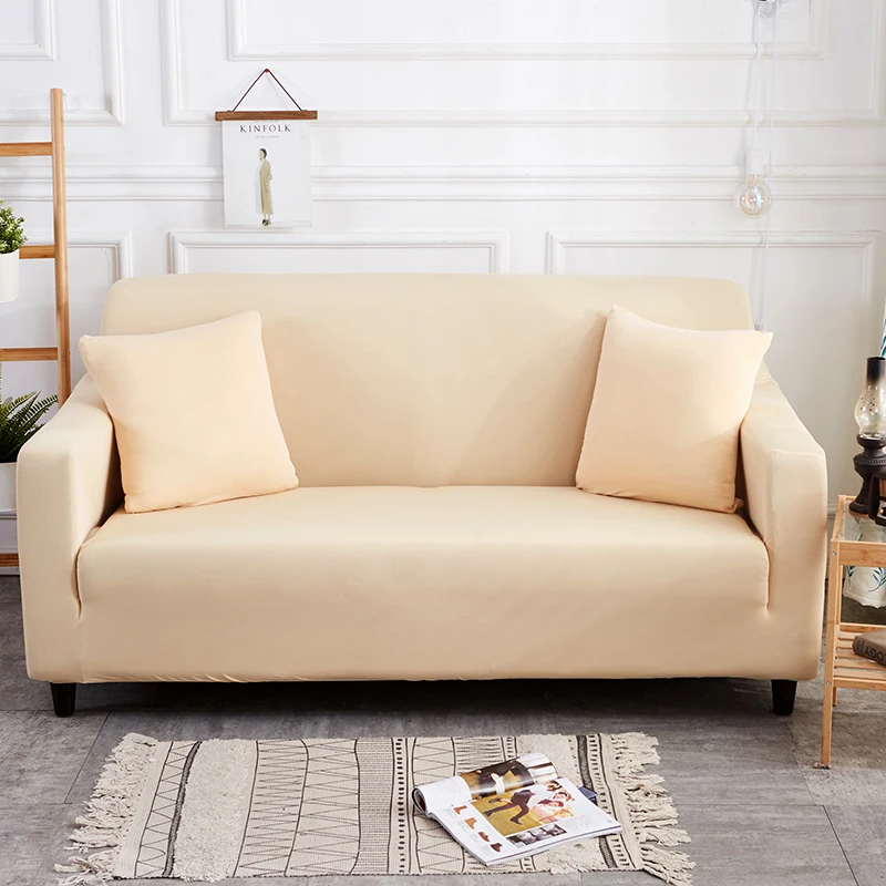 Stretch Beige Furniture Slipcover Sofa 715 X
