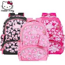 Kawaii Cartoon Pink Hello Kitty Backpacks Cute hellokitty Fashion Girls Women Single Shoulder Multifunctional Kid Plush Backpack подвеска hello kitty hnl1704chc hellokitty