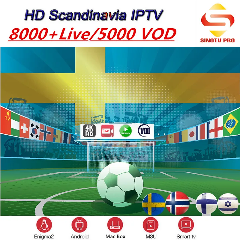 

Europe IPTV Subscription Scandinavian Norway Sweden France Arabic Dutch French Smart TV IPTV Use Android M3U 8000 Live+5000 VOD