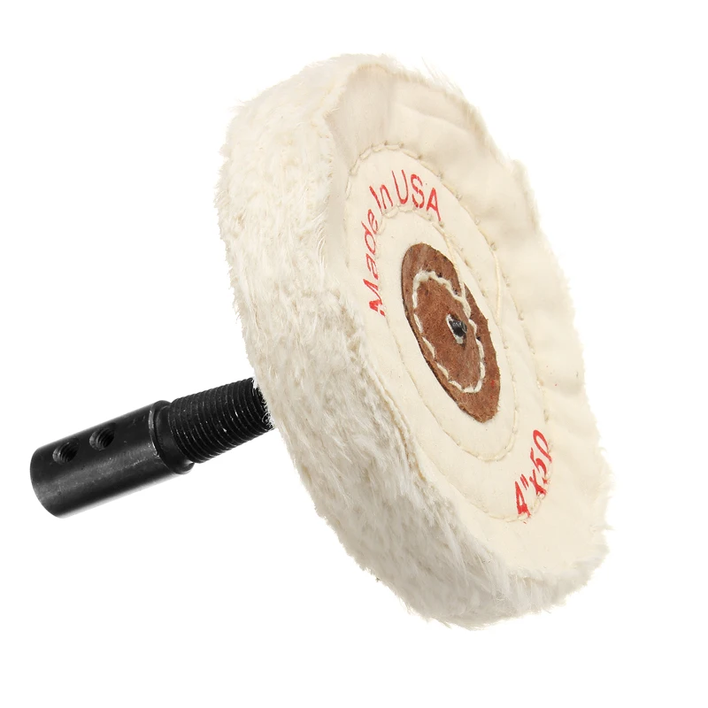 

High Quality 4 Inch Felt Wool Polishing Wheel Adapter Set Changed Electric Drill Into Polishing Machine