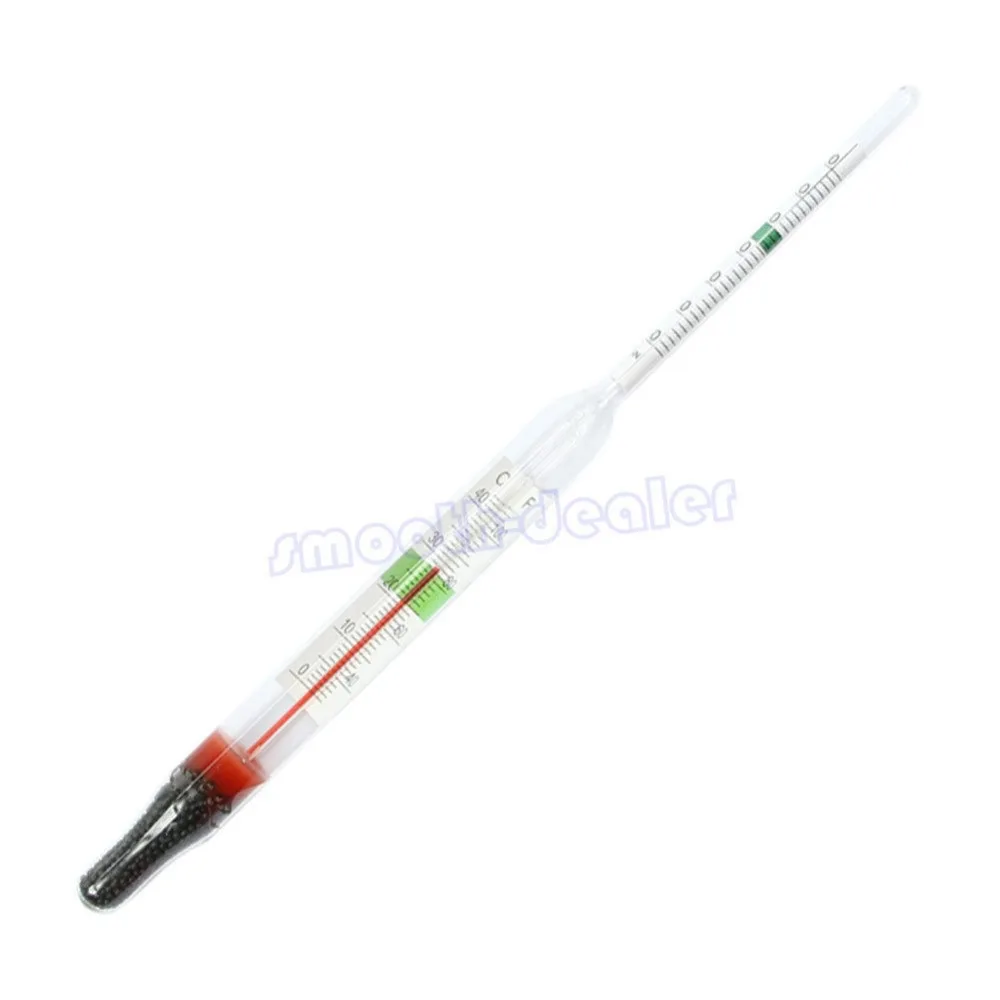 

Aquarium Glass Float Hydrometer With Thermometer Salt Marine