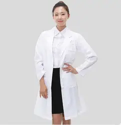 Медсестра и врач Униформа медицинской одежды доктор Белый доктор униформа женщин медсестра Coat