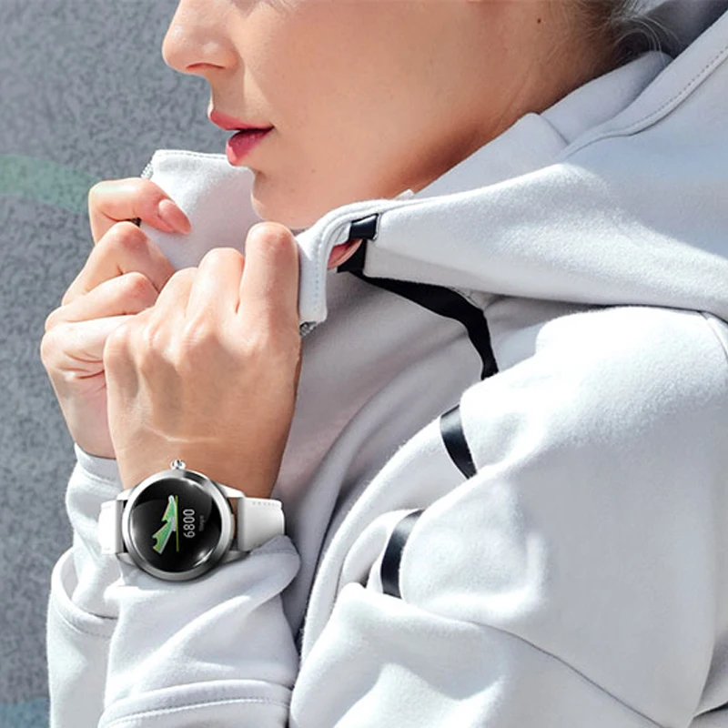 KW10 Смарт-часы для женщин IP68 водонепроницаемый монитор сердечного ритма Bluetooth для Android IOS фитнес-браслет умные часы женские умные часы