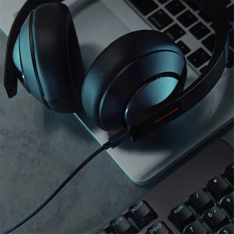  Xiaomi Mi Gaming Headphones 7.1 Virtual Surround Stereo With Backlit Anti-noise Headset Stereo Heav