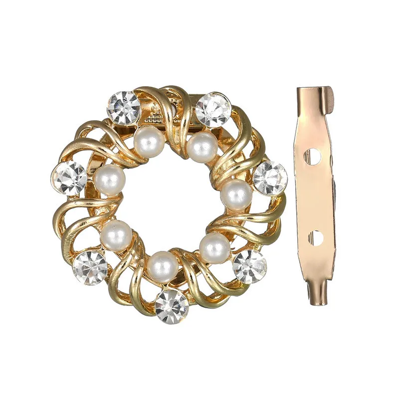 

Fashion Women Large Brooches Lady Flower Imitation Pearls Rhinestones Crystal Wedding Brooch Pin Jewelry Accessorise Best Gifts