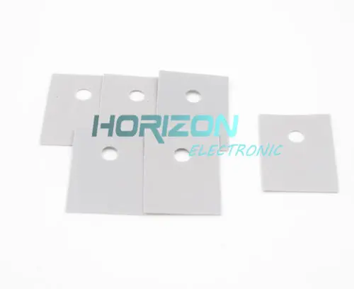 

100PCS TO-220 Insulation Pads Silicone Heatsink Shim for Laptop GPU CPU
