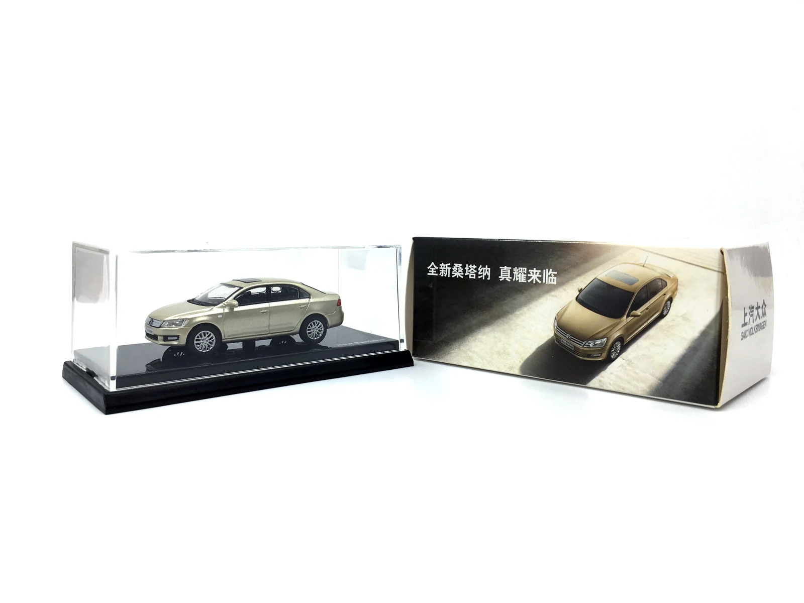 1:64 1/64 1 64 VW Santana Золотой литой металлический игрушечный автомобиль оригинальные