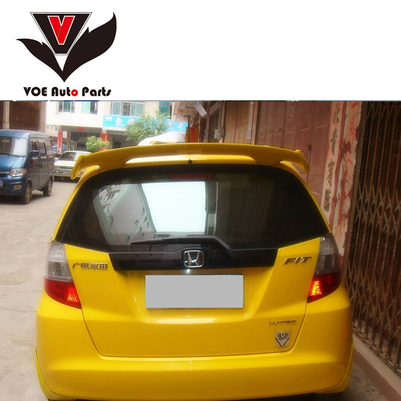 

2008-2013 Fit/Jazz Mugen Style ABS Plastic Material Rear Roof Spoiler for Honda Fit/Jazz