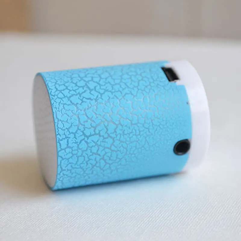 

Column LED Mini Wireless Bluetooth Speaker TF USB FM Portable Speakers Sound Music Hand free For iPhone X 6S PC with Mic