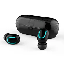 TWS Mini Bilateral de Chamadas Bluetooth 5.0 Fones De Ouvido Sem Fio Fone De Ouvido Estéreo Esporte Fone de Ouvido Intra-auriculares com caixa de carregamento Microfone