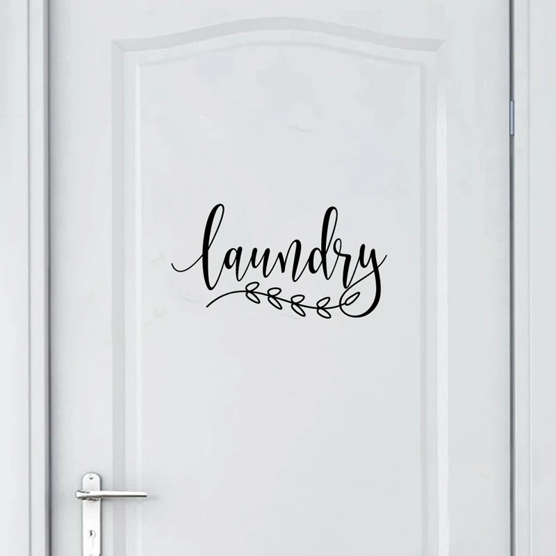 Bathroom Sign Decal Home Toilet Door Art Wall Decor , Laundry Door Sign Vinyl Sticker Farmhouse Style Mural Decals Home Decor Bathroom Sign Decal Home Toilet Door Art Wall Decor , Laundry Door Sign Vinyl Sticker Farmhouse Style Mural Decals Home Decor