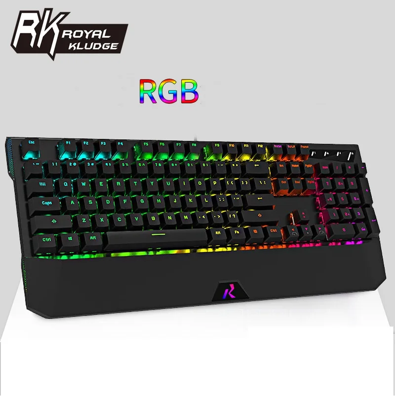RGB/комбинированный светильник RK956 с подсветкой эргономичная USB Проводная игровая