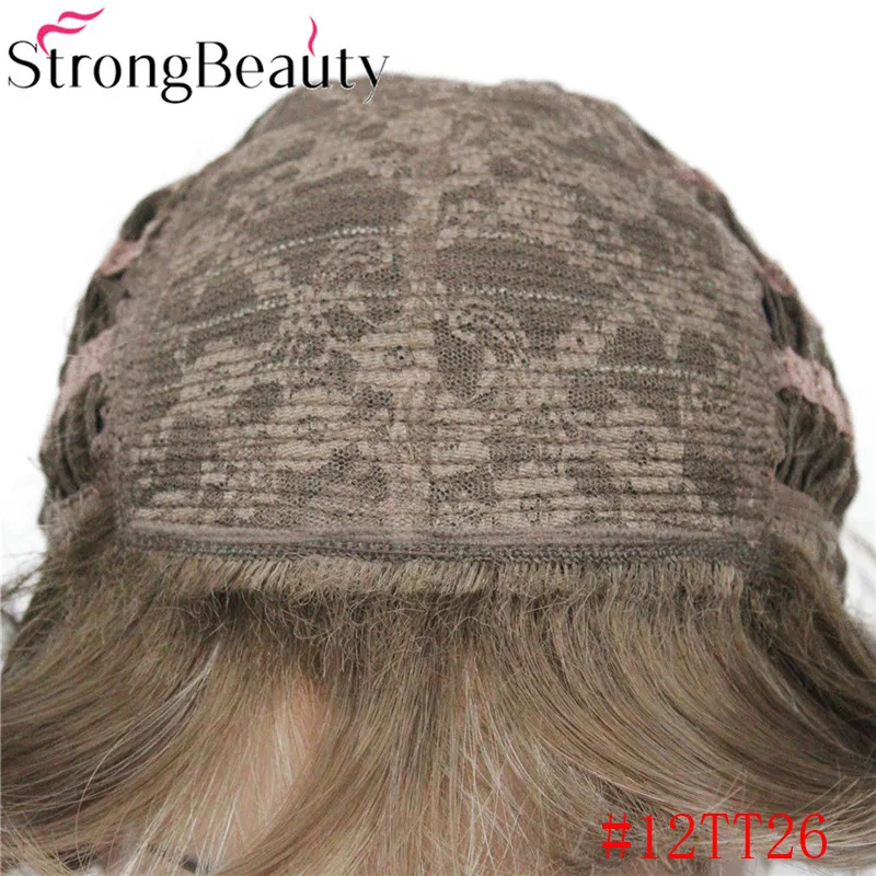 StrongBeauty короткие кудрявые синтетические парики термостойкие монолитные волосы женский парик