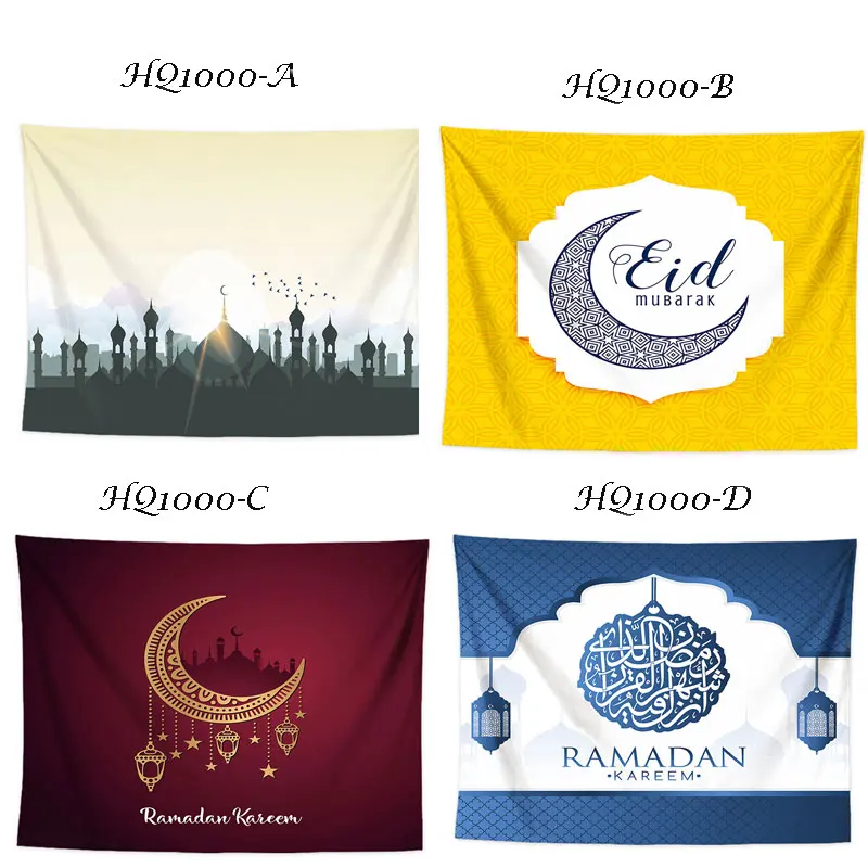 2019 Новый Замечательный Арабский исламский Ид аль-Фитр стиль гобелен коридор декоративный брезент Печатный фон ткань настенный Декор