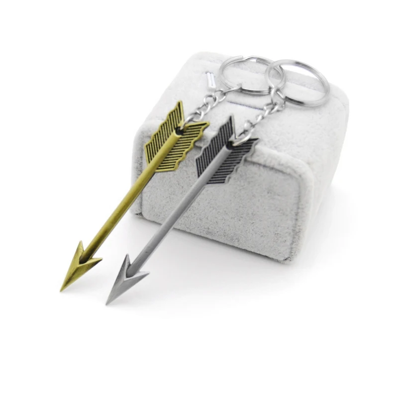New fashion Alloy Sword key chain Bow and Arrow keychain novelty items Men gift Original Key