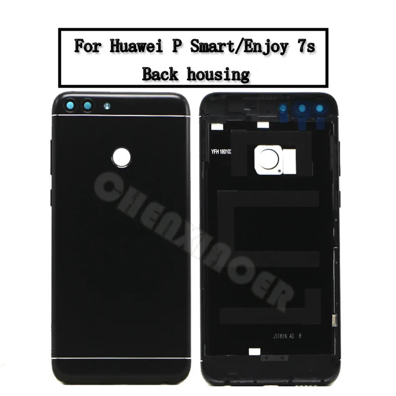 

For Huawei P Smart Back Battery Cover Rear Housing Case with Camera Lens For huawei Enjoy 7S FIG-LX1FIG-LA1FIG-LX2 FIG-LX3