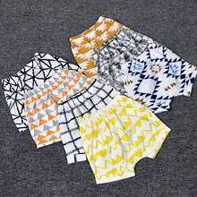 Шорты для маленьких мальчиков летние шорты для девочек полосатые штаны-шаровары с рисунком лисы в фруктовом стиле шорты для новорожденных Пляжные штаны