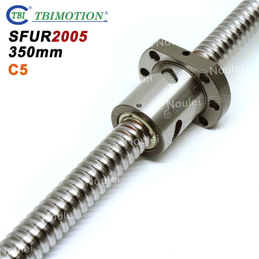 Шариковый винт TBI 2005 Ground C5 1 шт. 350 мм и SFU2005 шариковая гайка SFU Высокоточный 5