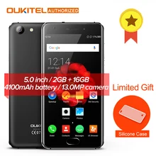 NEW! OUKITEL K4000 Plus 4G Mobile Phone 5” Android 6.0 MTK6737 Quad Core 1.3GHz 2GB RAM 16GB ROM 13.0MP+5.0MP 4100mAh Touch TD