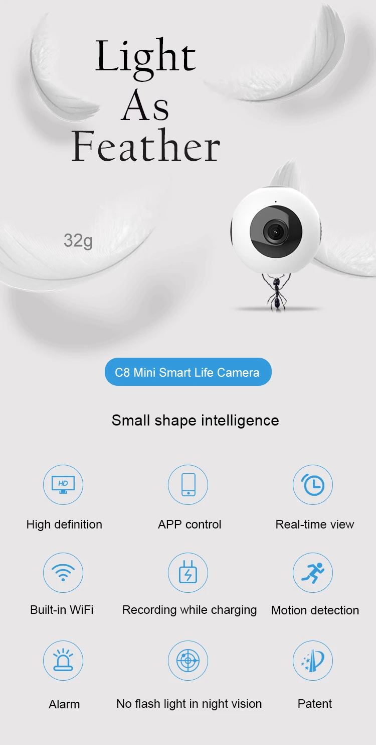 C8 Camsoy Cookycam WiFi Mini Camera (1)