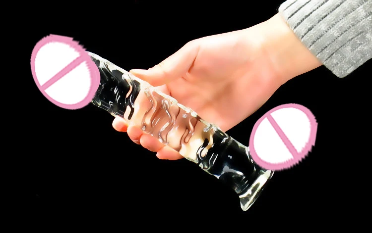 Luxury Women vibrator Pyrex Crystal Dildo Lifelike Glass Dildo Crystal Penis Anal Toys Adult Crystal Female Sex Products