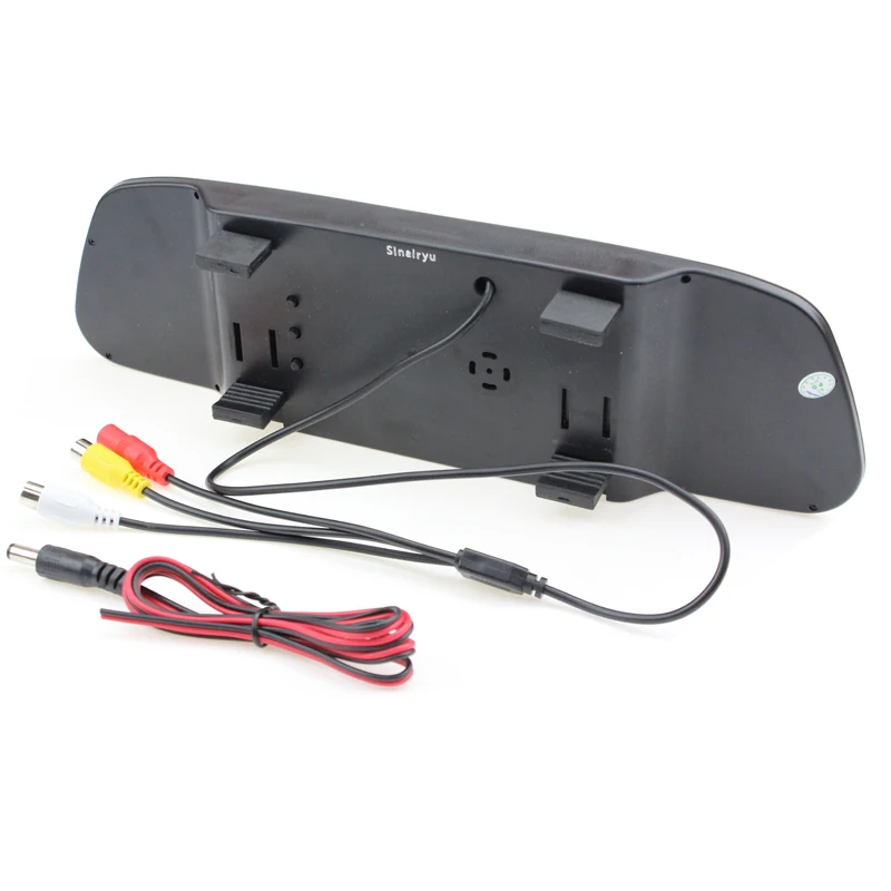 Sinairyu High Resolution 5 Inch HD Rear View Car Interior Mirror Monitor 2CH Video Input 800*480 DC 12V