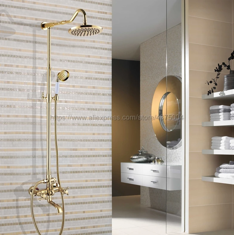 Beste Luxe Goud Kleur Messing Wandmontage 8 \