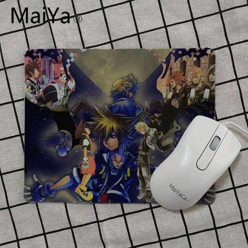 Maiya мальчик подарок коврик Королевство Сердца компьютерная игровая мышь коврики Лидер продаж подставка под руку мышь - Цвет: No Lock Edge18x22cm