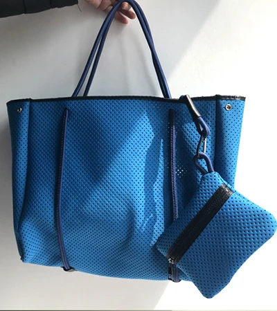 Новая летняя роскошная женская сумка большой вместимости, Повседневное женская сумка сумки через плечо сумки Повседневное Сумка-тоут - Цвет: blue