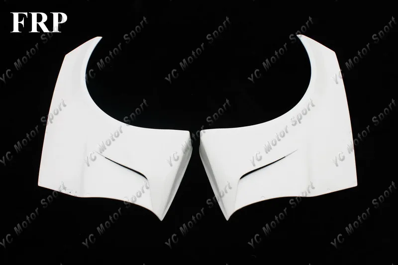 2008-2012 Mitsubishi Lancer Evolution X Varis Wide Body Version Style Rear Fender Kit FRP (4)