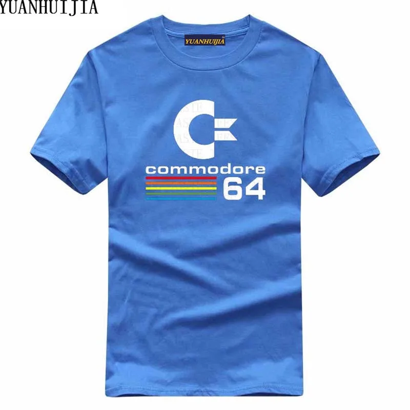 

T-shirt Mens Clothing 2017 Summer Commodore 64 T Shirts C64 SID Amiga Retro 8-bit Ultra Cool Design Vinyl With Short Sleeve