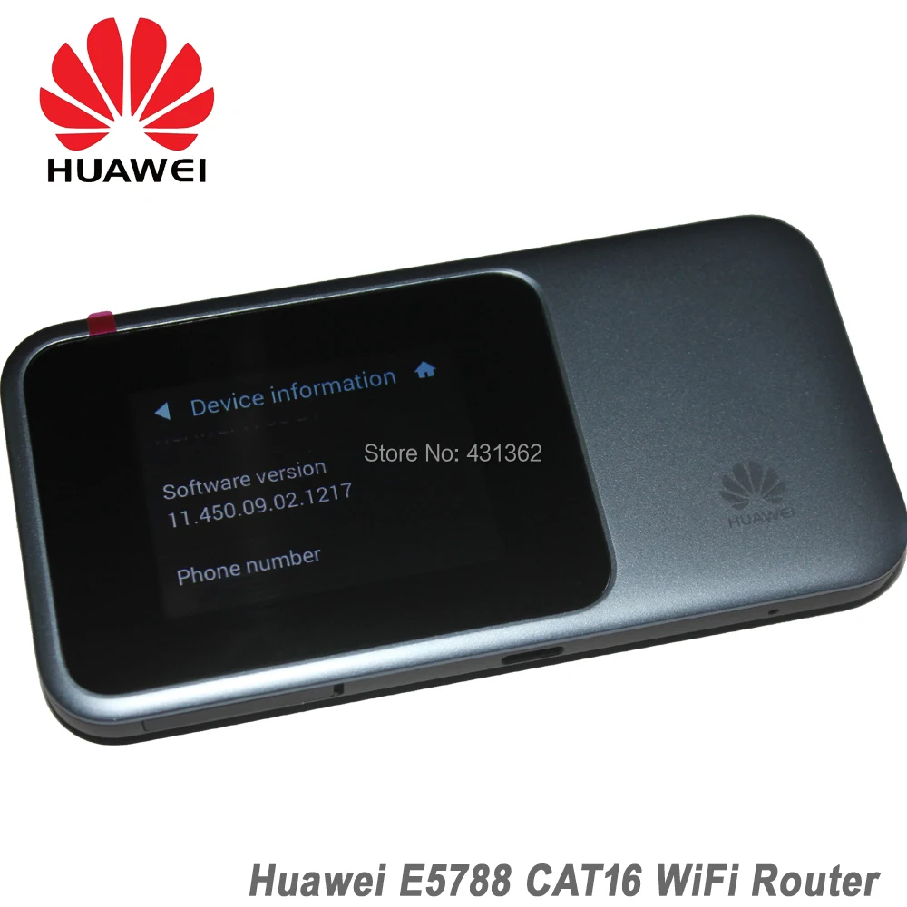 Huawei E5788 E5788U-96A Cat16 гигабитный Карманный 4G 5G LTE мобильный WiFi маршрутизатор