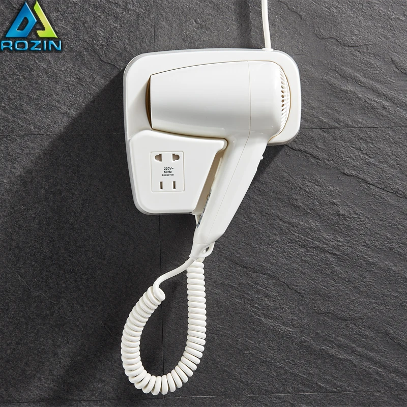 Electric hair dryer Wall Mount bathroom shelf Hotel home hair dryer dry
