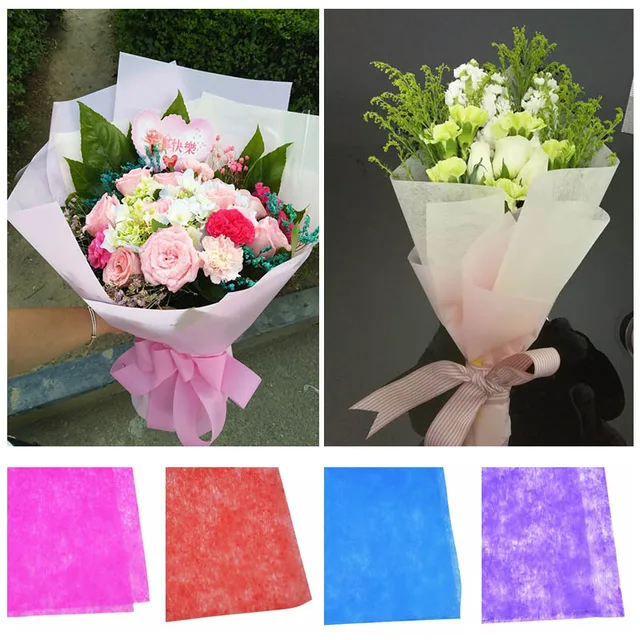 10 sheets origami crepe paper flower wrapping diy scrapbooking paper flower gifts