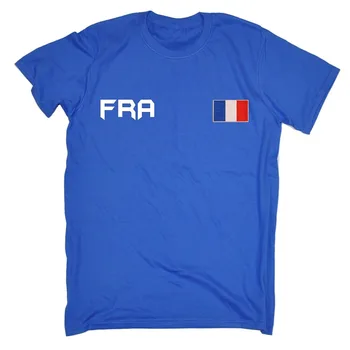 

Francaise Supporter France French Nation Fan Flag Games Sporter Legend Footballer Soccers Brand 2019 New Cotton Men T Shirts